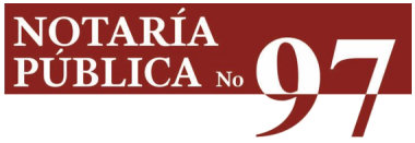 Logotipo oficial de la Notaría Pública No. 97